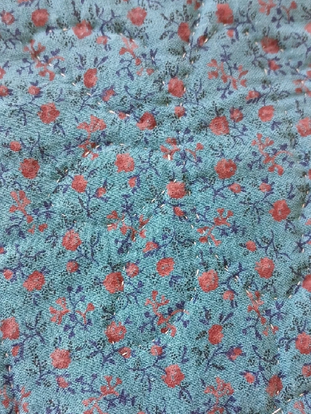 Handcrafted Quilted Reversible Placemats Set of 6